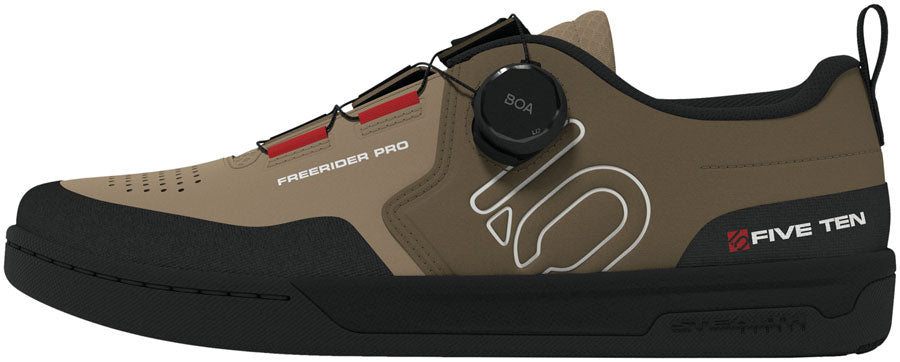 Five Ten Freerider Pro Boa Flat Shoes - Men's Cardboard/Off White/Core BLK 8