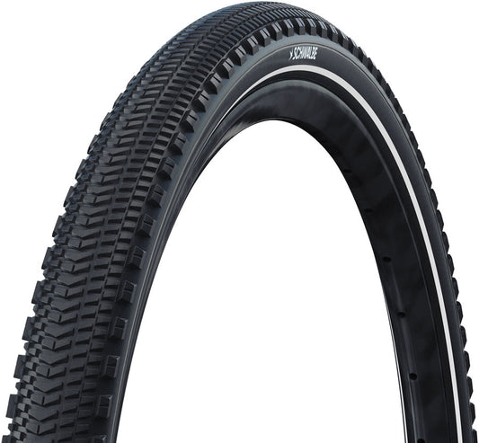 Schwalbe G-One Overland Tire - 700 x 40 Tubeless Folding BLK/Reflex Performance RaceGuard Addix Green E-25