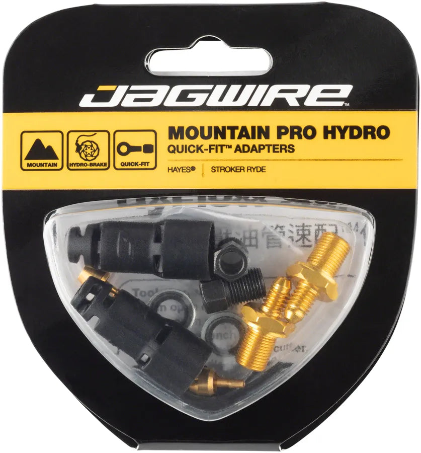 Jagwire Pro Disc Brake Hydraulic Hose Quick-Fit Adaptor - For Hayes Dyno Comp/Sport Prime Sport Radar Stroker Ryde