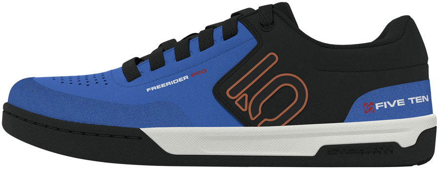 Five Ten Freerider Pro Flat Shoes - Men's Core Black/Pure Orange/Ray Blue 10