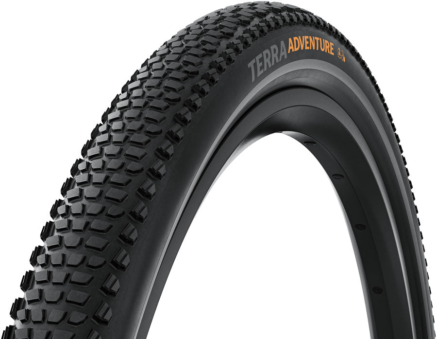 Continental Terra Adventure Tire - 700 x 50 / 29 x 2.00 Tubeless Folding BLK/Graphite Reflex Grip Trail Casing E25