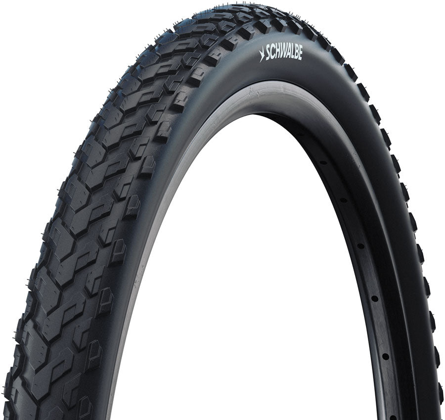 Schwalbe Motion Land Cruiser Tire - 26 x 2.00 Clincher Wire BLK Standard K-Guard Green E-25