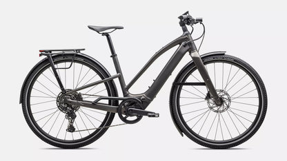2026 Specialized Vado Sl 4.0 Step Through Eq 2 Bike Satin Gun Metal / Agave Grey Frost Reflective M